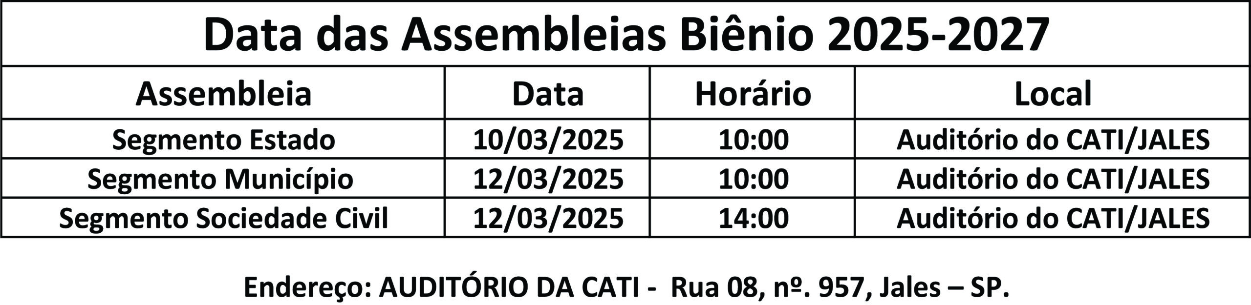 Assembleias sjd 25-27